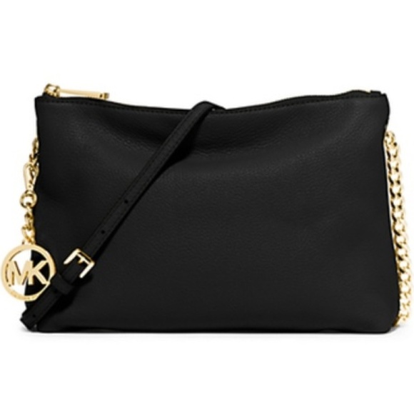Michael Kors Handbags - MICHAEL KORS Jet Set Message Leather Purse Av-1503